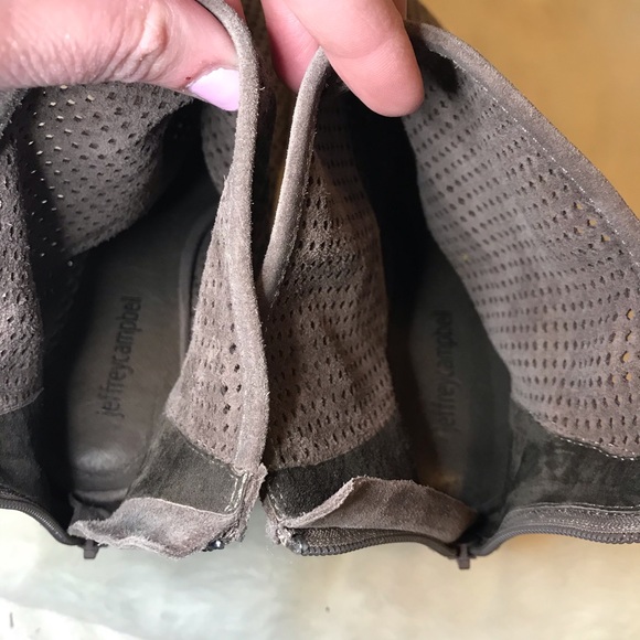 JEFFREY CAMPBELL Jenelle Perforated Booties 9.5 - Picture 8 of 8